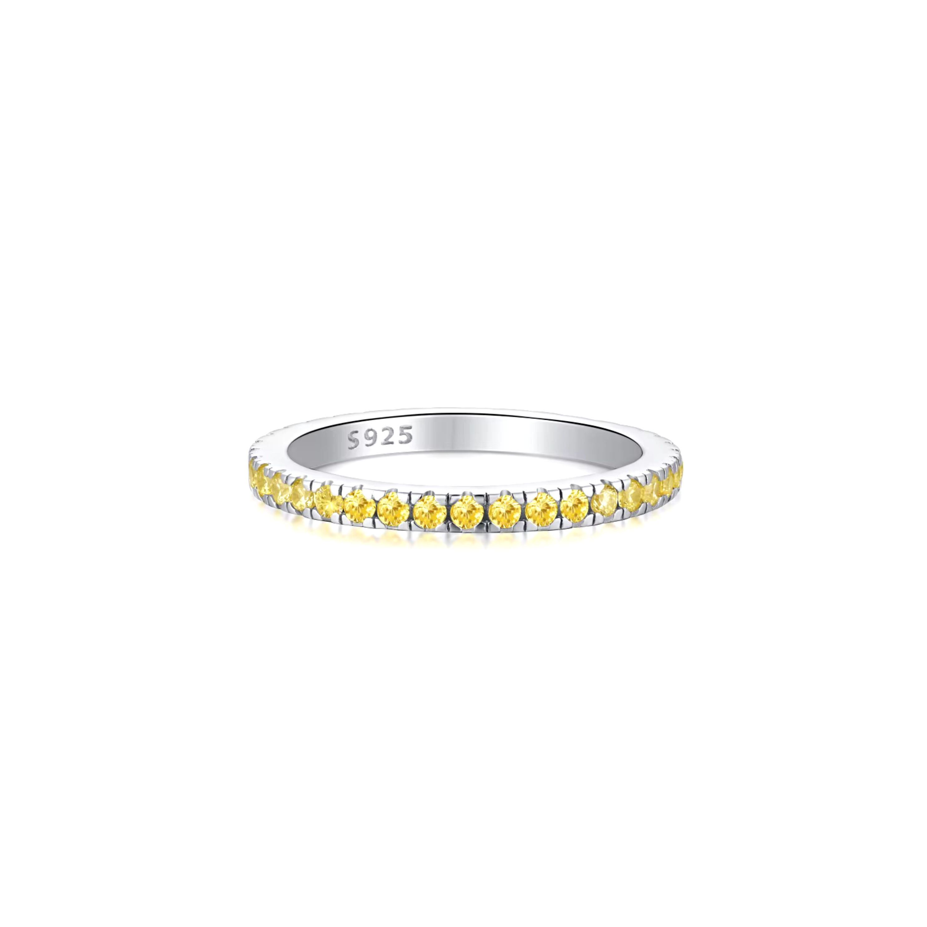 Birthstone 925 Eternity Bands