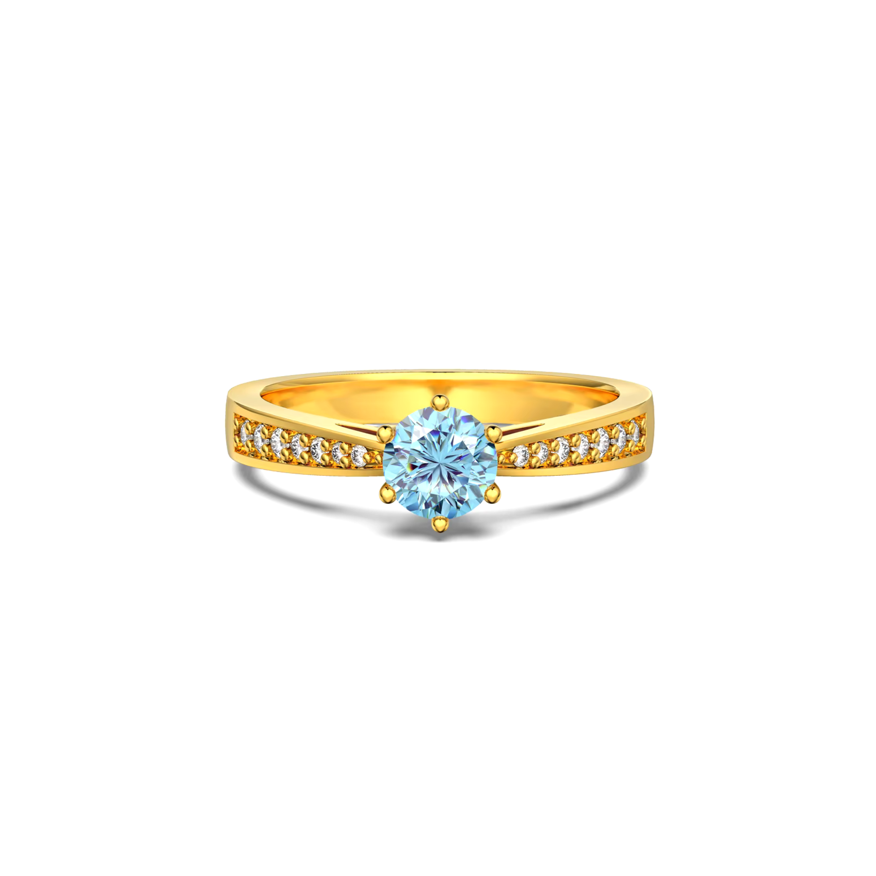 Pave Birthstone Ring