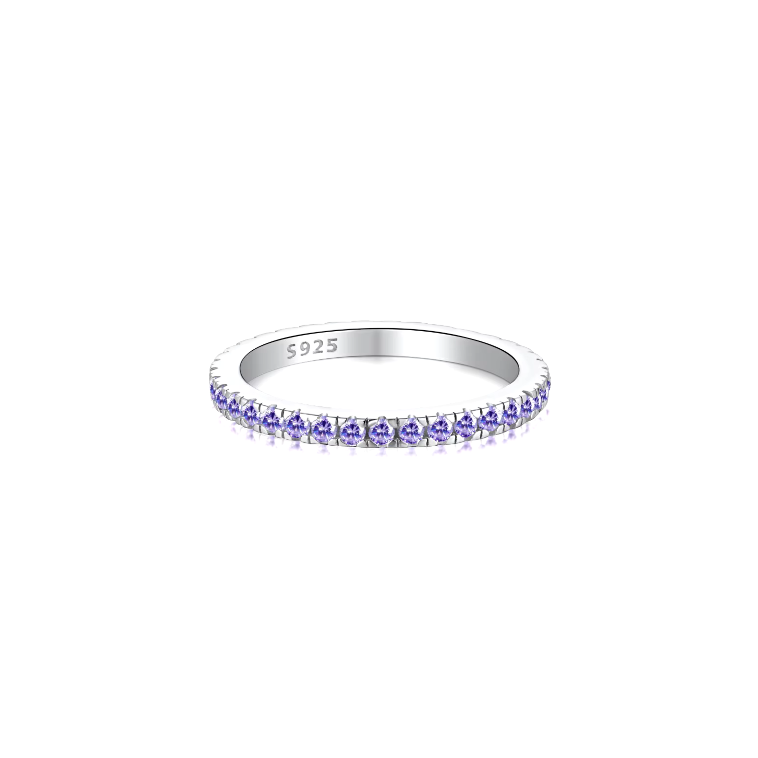 Birthstone 925 Eternity Bands