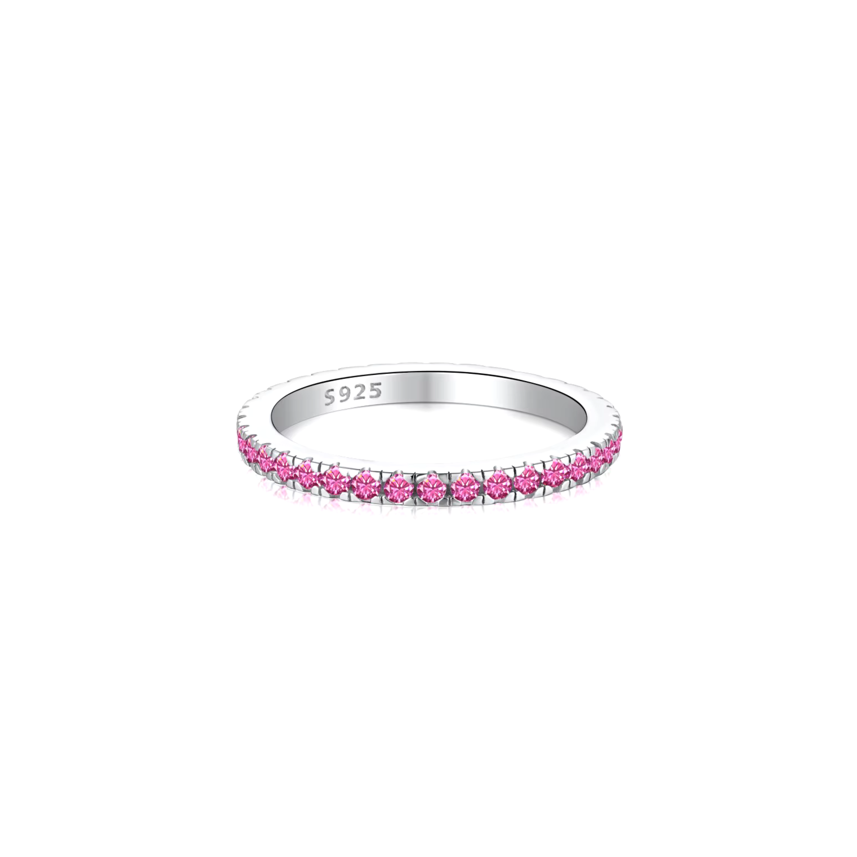 Birthstone 925 Eternity Bands