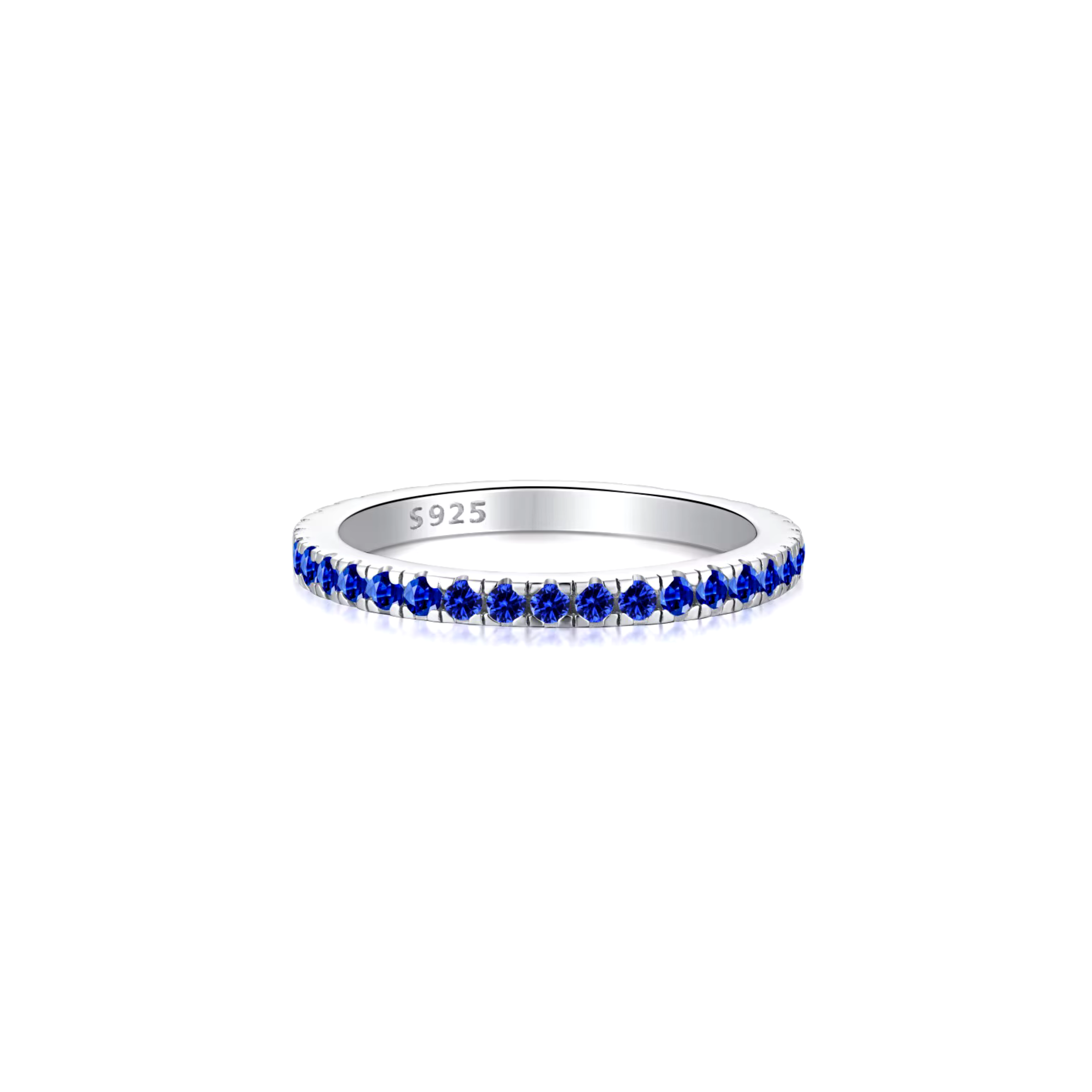 Birthstone 925 Eternity Bands